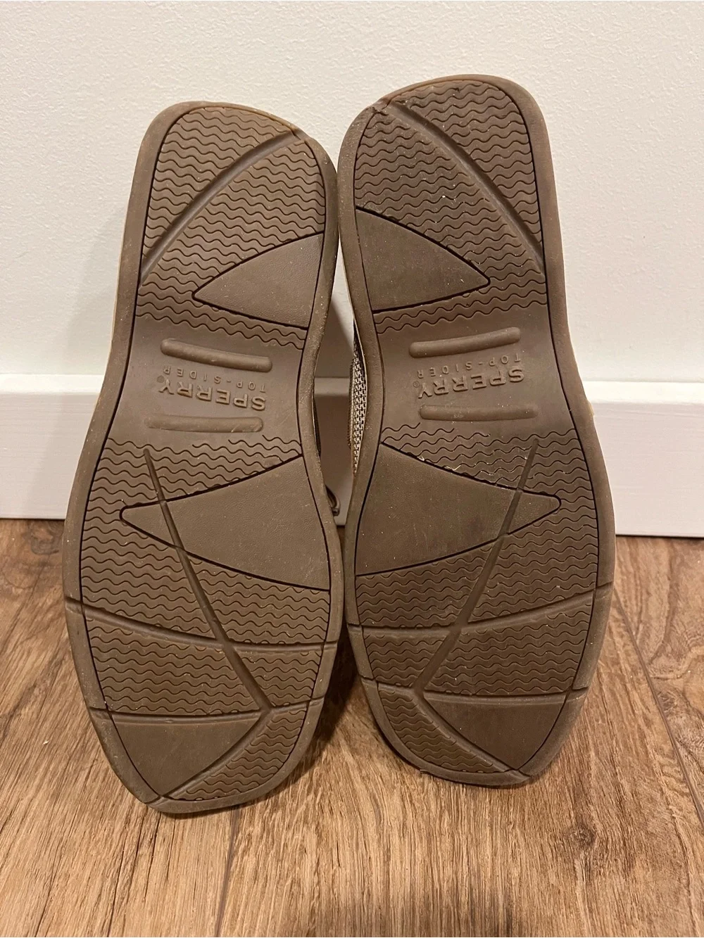 Sperry Topsider mens leather boat shoes size 7W
